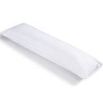 Body Full Long Pillow Luxury Slip Cotton Maternity Pregnancy 137cm White