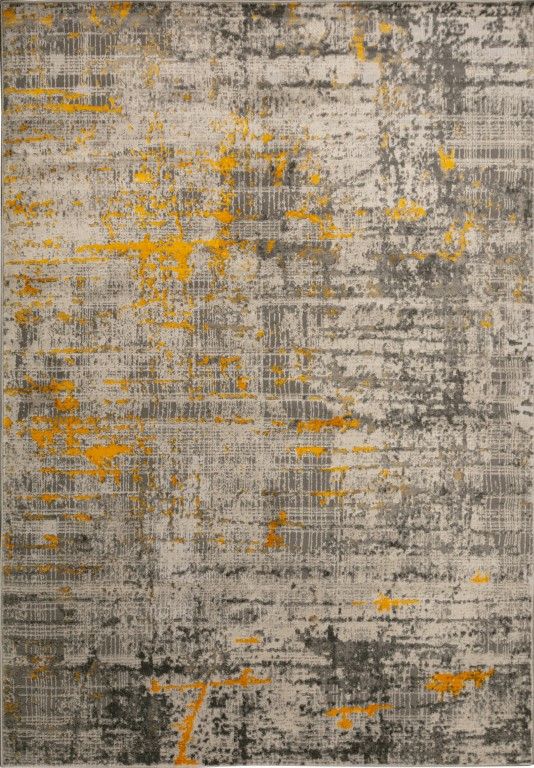  Culture modern style mustard 200x290 rug/mustard