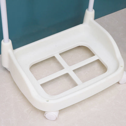3 Tier Bathroom Laundry Clothes Baskets Mobile Rack