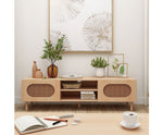 Decorating style 160CM TV Stand in White/Maple