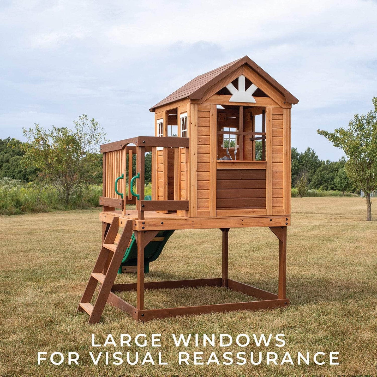 Discover the Enchanting Echo Heights Cubby House and Slide Combo
