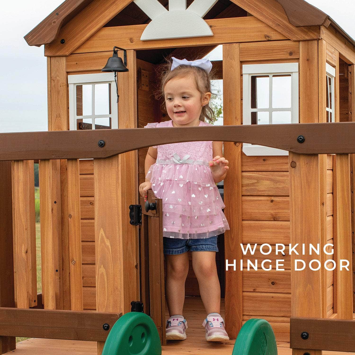 Discover the Enchanting Echo Heights Cubby House and Slide Combo