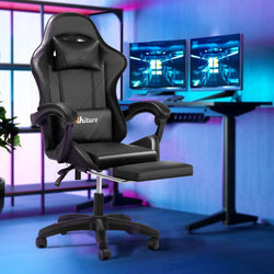 Discover the Gaming Throne with Built-in Massage and 135° Recline Black\Blue\Red