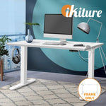 Discover the Stylish White Frame Standing Desk for Home Offices