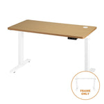 Discover the Stylish White Frame Standing Desk for Home Offices