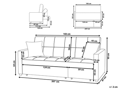 Discover Versatility and Comfort with the Hartford Sofa Bed - Multi-Functional Set