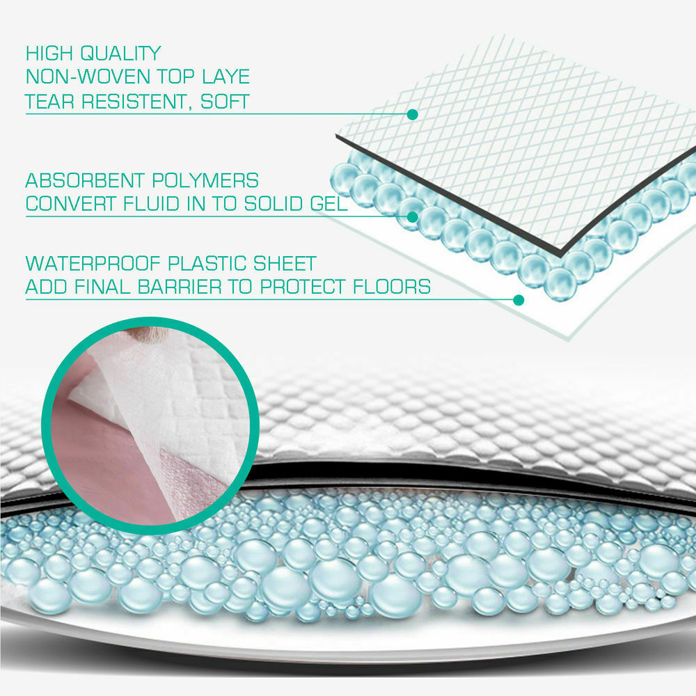 50 Pcs 60x60 cm Pet Puppy Toilet Training Pads Absorbent Lavender Scent