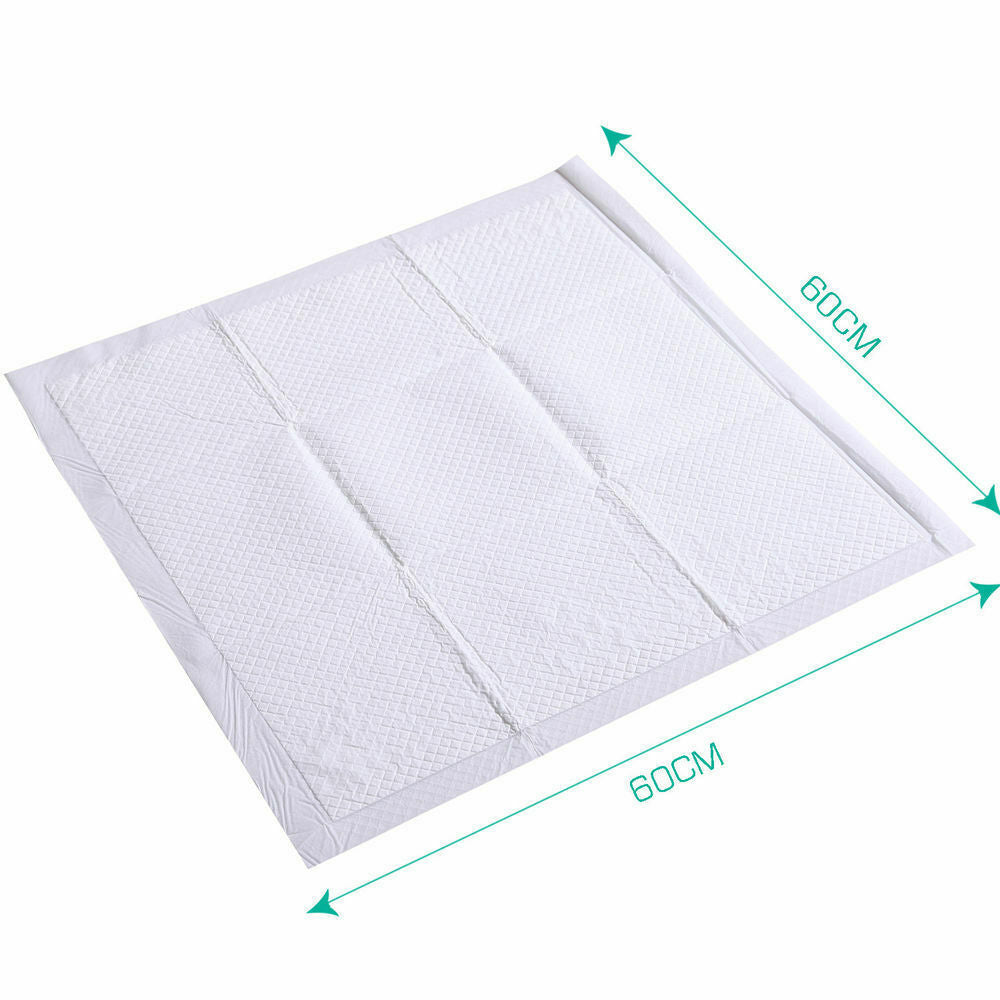 400 Pcs 60x60 cm Pet Puppy Dog Toilet Training Pads Absorbent Meadow Scent