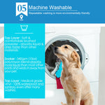 2 Pcs 120x120 cm Reusable Waterproof Pet Puppy Toilet Training Pads