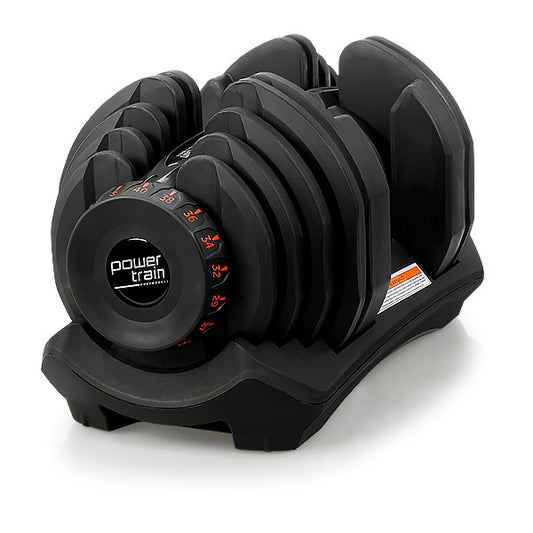 40kg Powertrain Home Gym Adjustable Dumbbell
