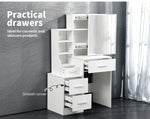 Dressing Table Set Stool Mirrors Jewellery Cabinet Makeup Organizer