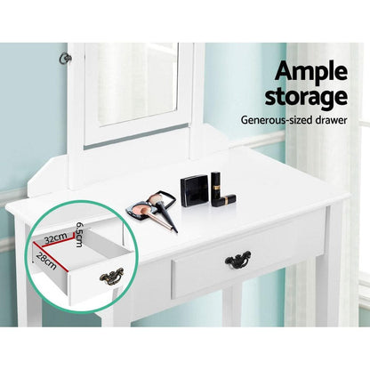 New Arrivals Dressing Table Stool Mirror Makeup Jewellery Organiser Cabinet Drawer