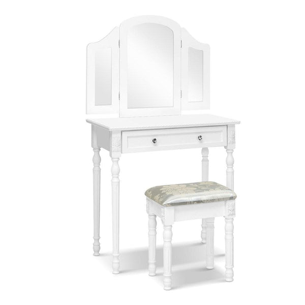  Dressing Table Stool Mirror White Mirrors Tables Jewellery Cabinet Box
