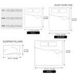 Diamond Pintuck Duvet Cover Pillow Case Set in Full Size in Navy