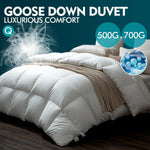 700GSM All Season Goose Down Feather Filling Duvet in Queen Size