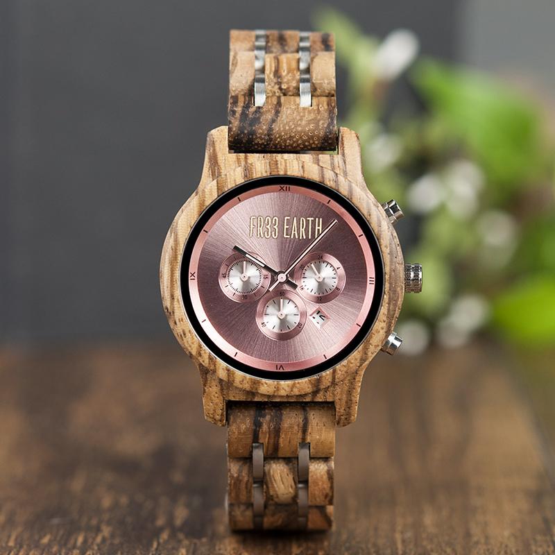 Synergy X Watch (Wood Band) 
