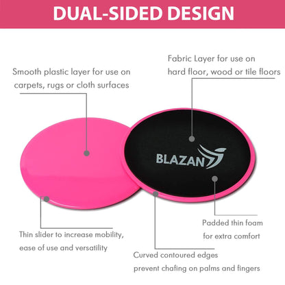 4x Core Sliders Gliding Discs 
