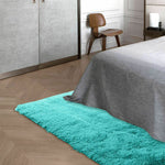 Designer Soft Shag Shaggy Floor Confetti Rug Carpet Home Decor 300x200cm Blue