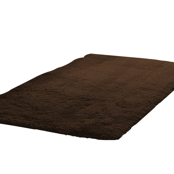  Designer Soft Shag Shaggy Floor Confetti Rug Carpet Home Decor 200x230cm Coffee