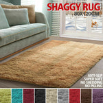 Designer Soft Shag Shaggy Floor Confetti Rug Carpet Home Decor 80x120cmTan