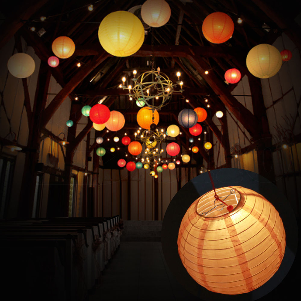 12" Paper Lanterns for Wedding Party Festivals Decoration