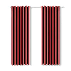 2x Blockout Curtains Panels Blackout 3 Layers Eyelet Room Darkening  140x230cm
