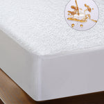 Terry Cotton Fully Fitted Waterproof Mattress Protector in Double Size