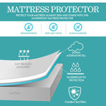 Terry Cotton Fully Fitted Waterproof Mattress Protector in King Size