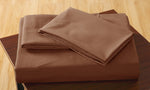 Ultra Soft Fitted Bed Sheet with one Pillow Case King Single Chocolate