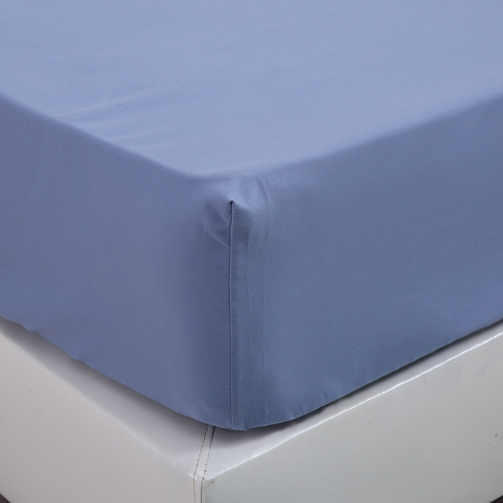 Queen / King / Super King 4 Piece Bed Sheet Set Flat Fitted Pillowcase