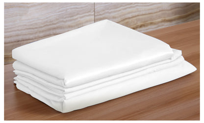 Queen / King / Super King 4 Piece Bed Sheet Set Flat Fitted Pillowcase