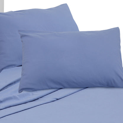 Queen / King / Super King 4 Piece Bed Sheet Set Flat Fitted Pillowcase