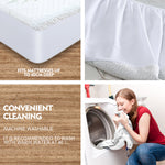 Queen Fully Fitted Waterproof Breathable Bamboo Mattress Protector