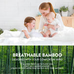Fully Fitted Waterproof Breathable Bamboo Mattress Protector King Size