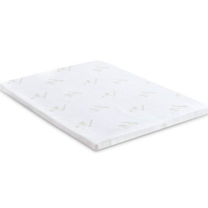 8cm Thickness Cool Gel Memory Foam Mattress Topper Bamboo Fabric Double
