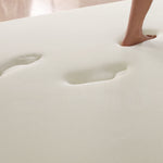 7cm Memory Foam Bed Mattress Topper Polyester Underlay Cover Queen