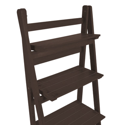 3 Tier Ladder Shelf Stand Storage Book Shelves Shelving Display Rack