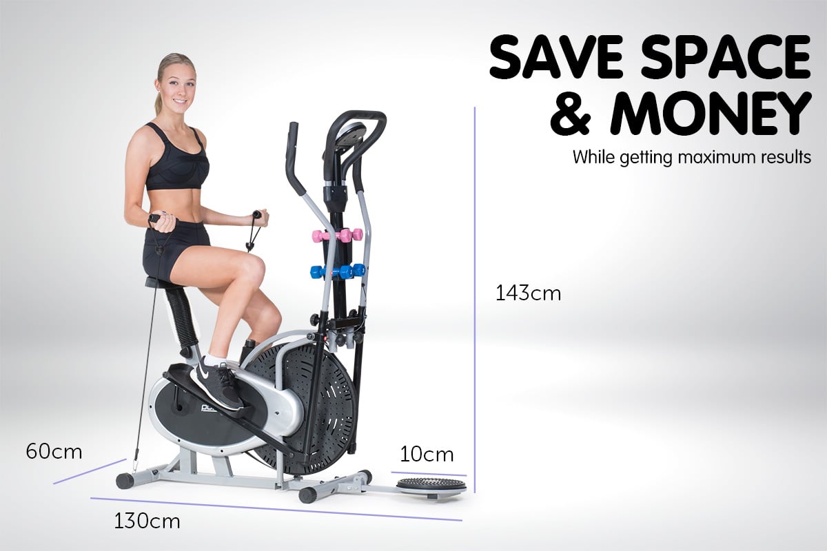 7-In-1 Elliptical Cross Trainer and Exercise Bike