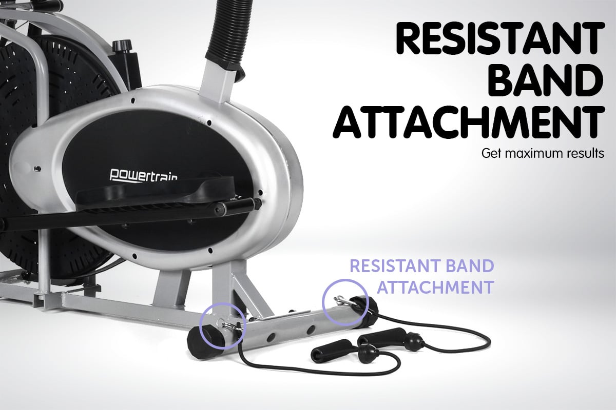 7-In-1 Elliptical Cross Trainer and Exercise Bike