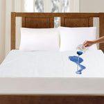 Mattress Protector Topper Polyester Cool Fitted Cover Waterproof Queen