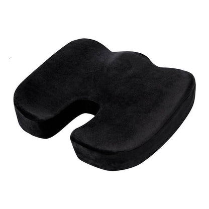 Memory Foam Seat Cushion Lumbar Back Support Orthoped Car Office Pain Relief