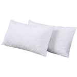 Pillow Protector Pillowcase Cases Cover Cotton Quilted Soft Standard x2