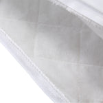 Pillow Protector Pillowcase Cases Cover Cotton Quilted Soft Standard x2