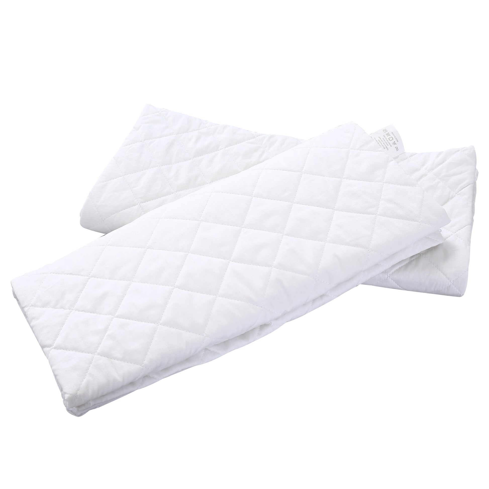 Pillow Protector Pillowcase Cases Cover Cotton Quilted Soft Standard x2