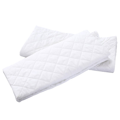 Pillow Protector Pillowcase Cases Cover Cotton Quilted Soft Standard x2