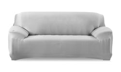 Easy Fit Stretch Couch Sofa Slipcovers Protectors Covers 2 Seater Grey