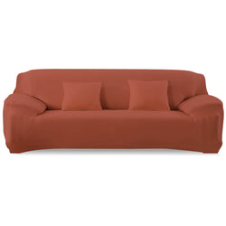Easy Fit Stretch Couch Sofa Slipcovers Protectors Covers 2 Seater Taupe