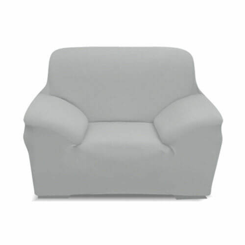  Easy Fit Stretch Couch Sofa Slipcovers Protectors Covers 1 Seater Grey