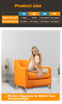 Couch Sofa Seat Covers Stretch Protectors Slipcovers 1 Seater Orange