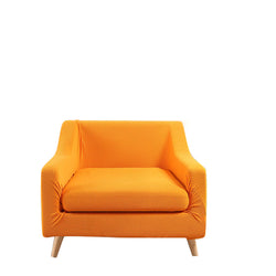 Couch Sofa Seat Covers Stretch Protectors Slipcovers 1 Seater Orange
